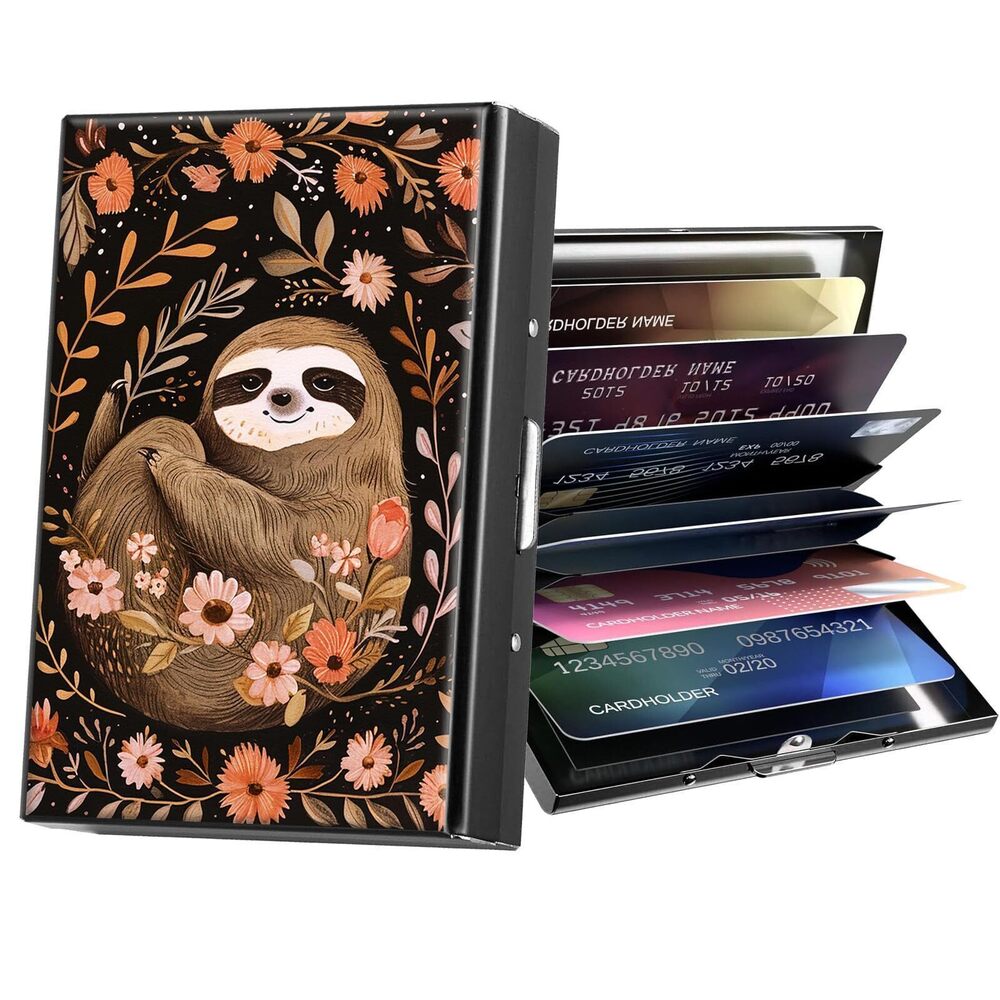 4605 Metal Wallet,Credit Card Holder ,RFID Blocking Card Holder Wallet Mini